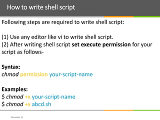 Easiest way to start with Shell scripting | PPT
