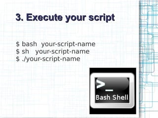 Learn to Write ur first Shell script | PDF