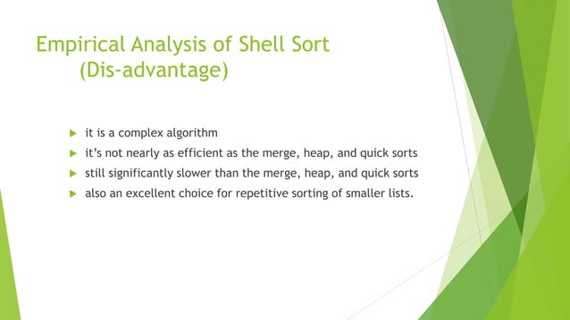 Shellshort ppt | PPTX | Programming Languages | Computing