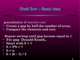 Shell sort | PPT