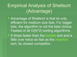 Shell sort | PPT