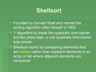 Shell sort – Wikipédia, a enciclopédia livre
