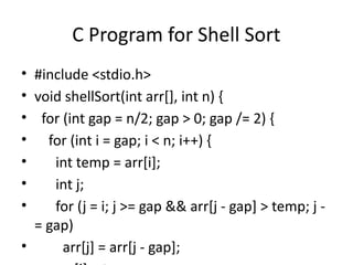 Shell_Sort_Easy_Presentation_Data Structure_using C_language.pptx