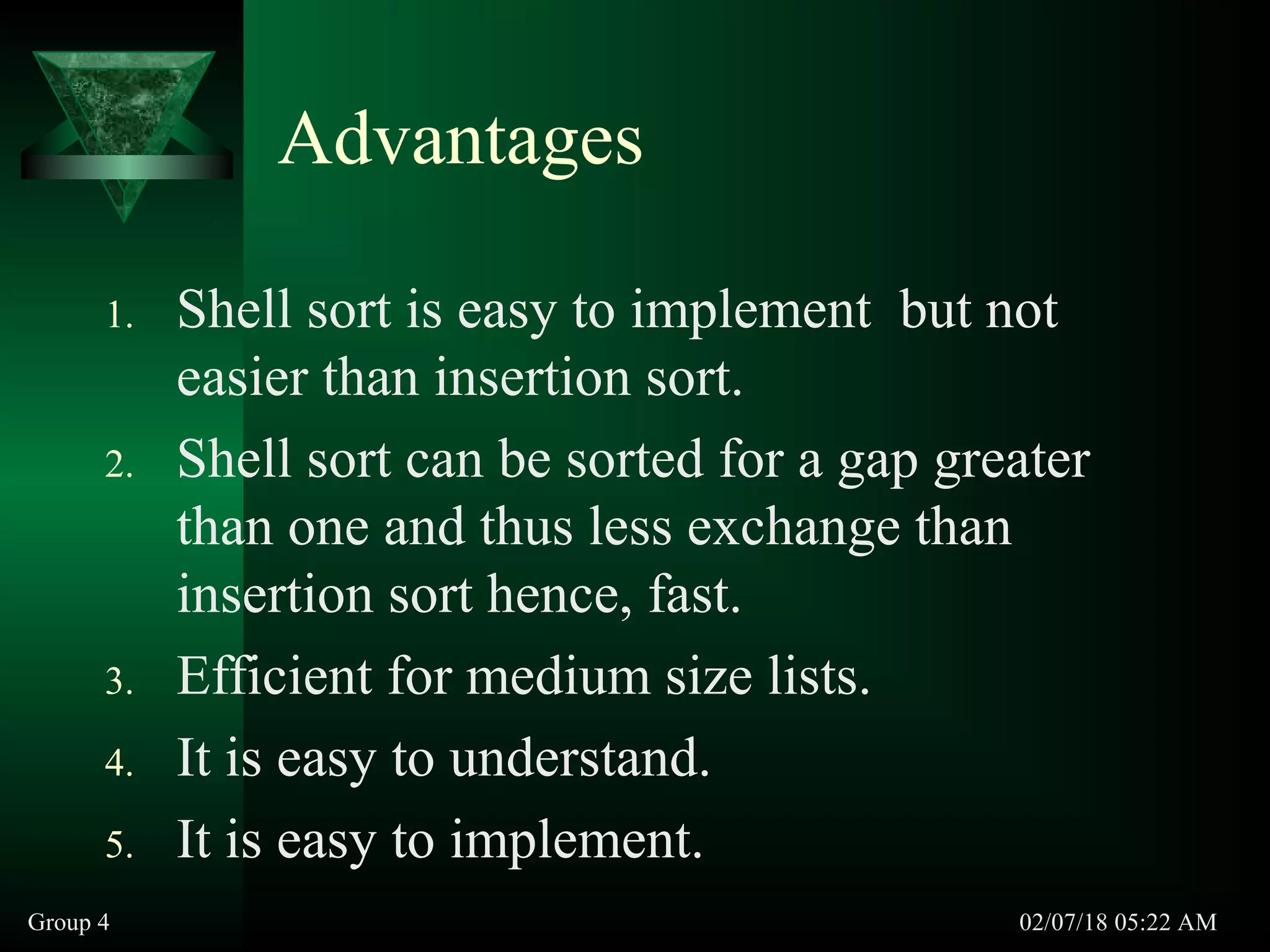 Shell sorting | PPT