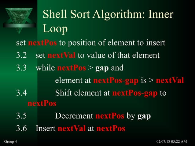 Shell sorting | PPT