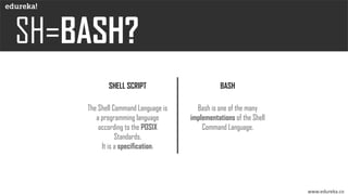 Bash vs C Shell vs Korn Shell | Edureka | PDF