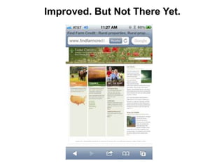 Improved. But Not There Yet.
 