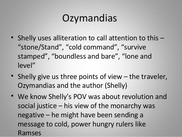 ozymandias summary ozymandias summary