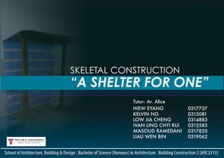 Shelter for One | PPT