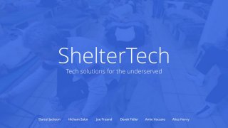 ShelterTech | 2016 Project Pitch Day, Global Shapers San Francisco