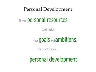 Personal Development
 