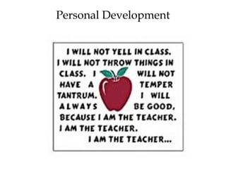 Personal Development
 