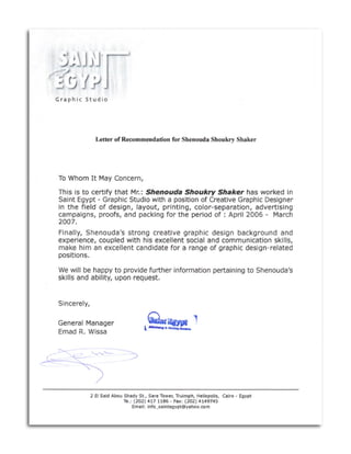 Shenouda tadros  resume