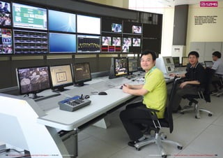 ■ Im nagelneuen NOC bei SZMG
                                                                                                                                                                                                         in Shenzhen, China. Einige
                                                                                                                                                                                                         Bildschirme sind noch dunkel,
                                                                                                                                                                                                         denn die werden erst beim
                                                                                                                                                                                                         Start des eigenen Uplink aktiv
                                                                                                                                                                                                         geschaltet.




198 TELE-satellite International — The World‘s Largest Digital TV Trade Magazine — 04-05/2012 — www.TELE-satellite.com   www.TELE-satellite.com — 04-05/2012 — TELE-satellite International — The World‘s Largest Digital TV Trade Magazine   199
 