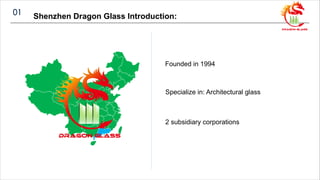 01
Founded in 1994
Specialize in: Architectural glass
Shenzhen Dragon Glass Introduction:
2 subsidiary corporations
 