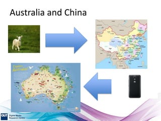 Australia and China
 