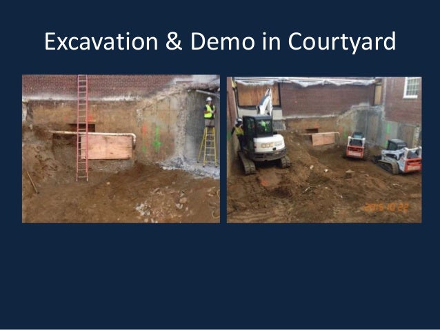 Excavation & Demo in Courtyard
 