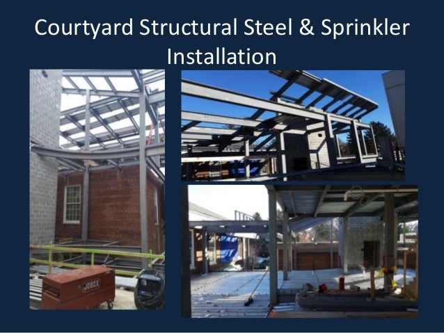 Courtyard Structural Steel & Sprinkler
Installation
 