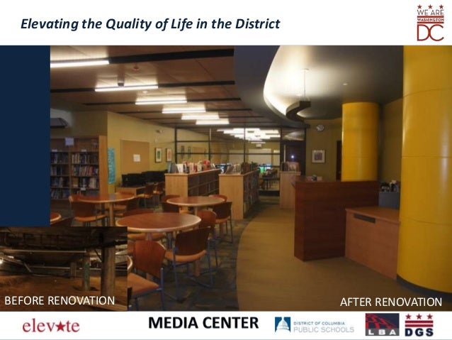 Elevating the Quality of Life in the District
AFTER RENOVATIONBEFORE RENOVATION
 