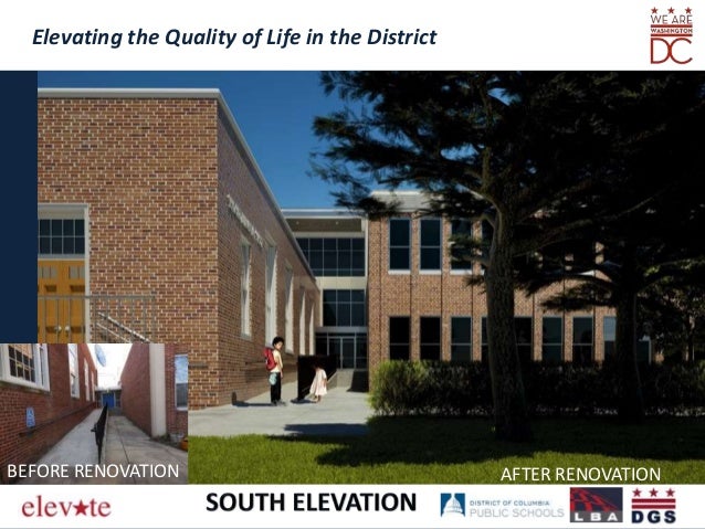 Elevating the Quality of Life in the District
BEFORE RENOVATION AFTER RENOVATION
 