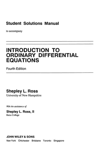 Shepley ross introduction_od_es_manual_4th