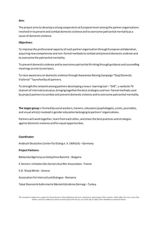 She Project SHE project | DOCX