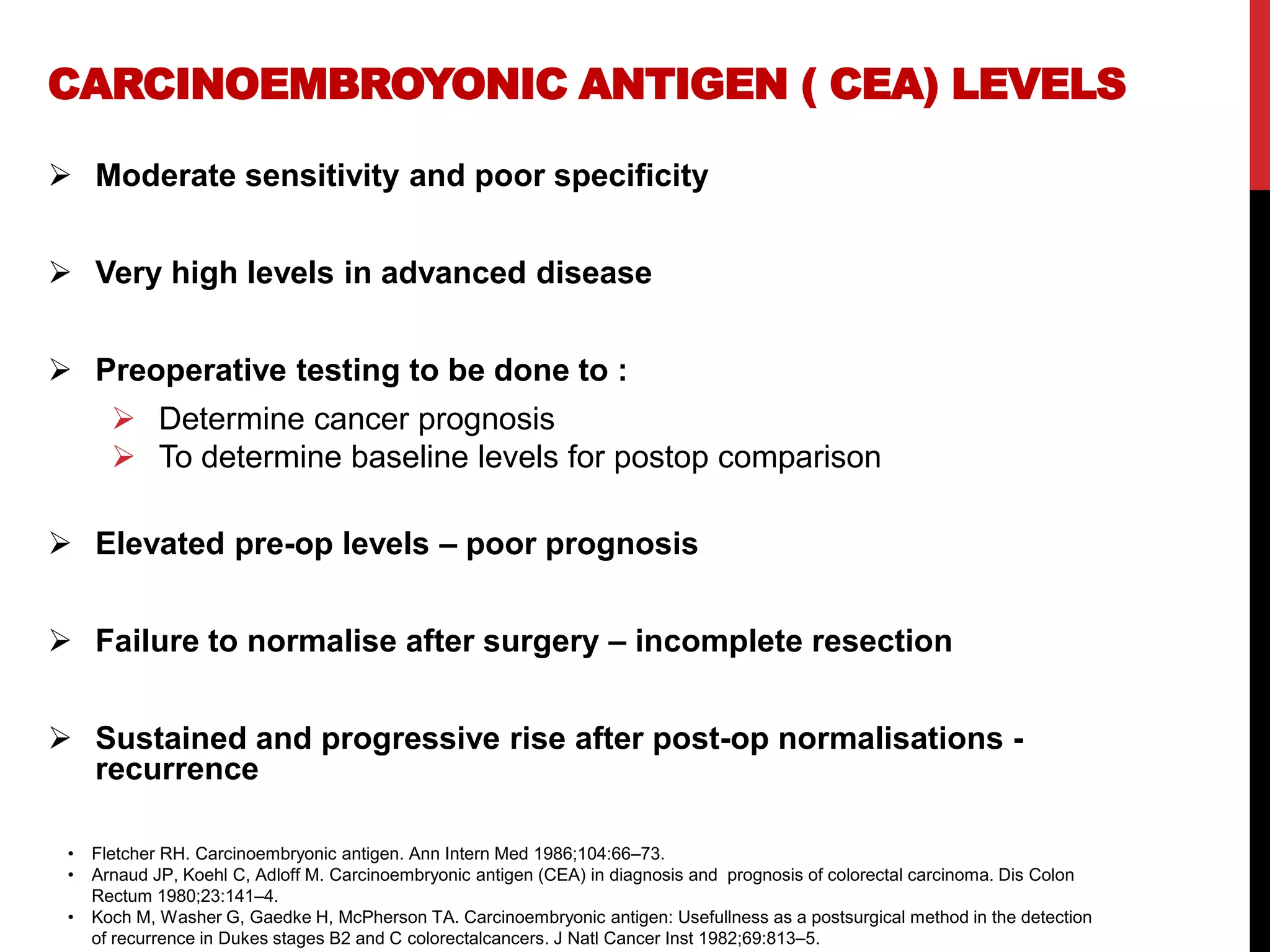clinical features and investigations in carcinoma colon | PPTX ...