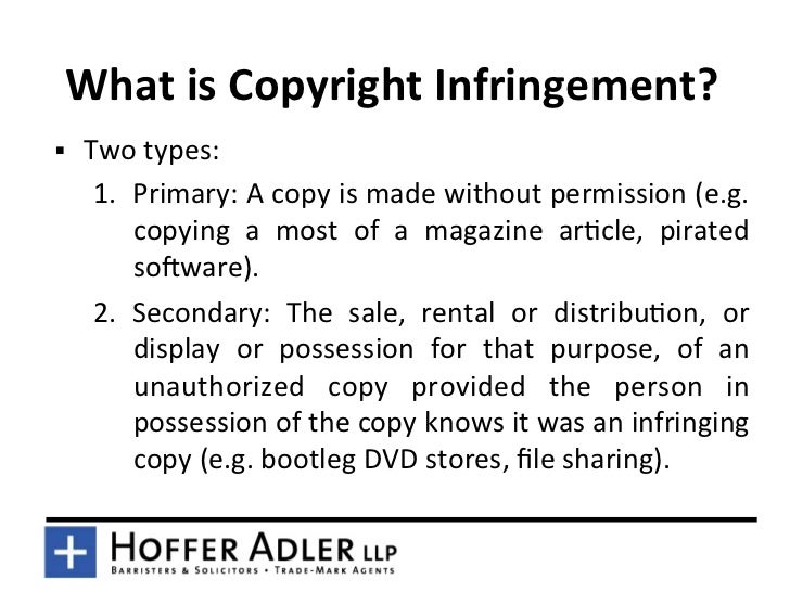 copy infringement copy infringement