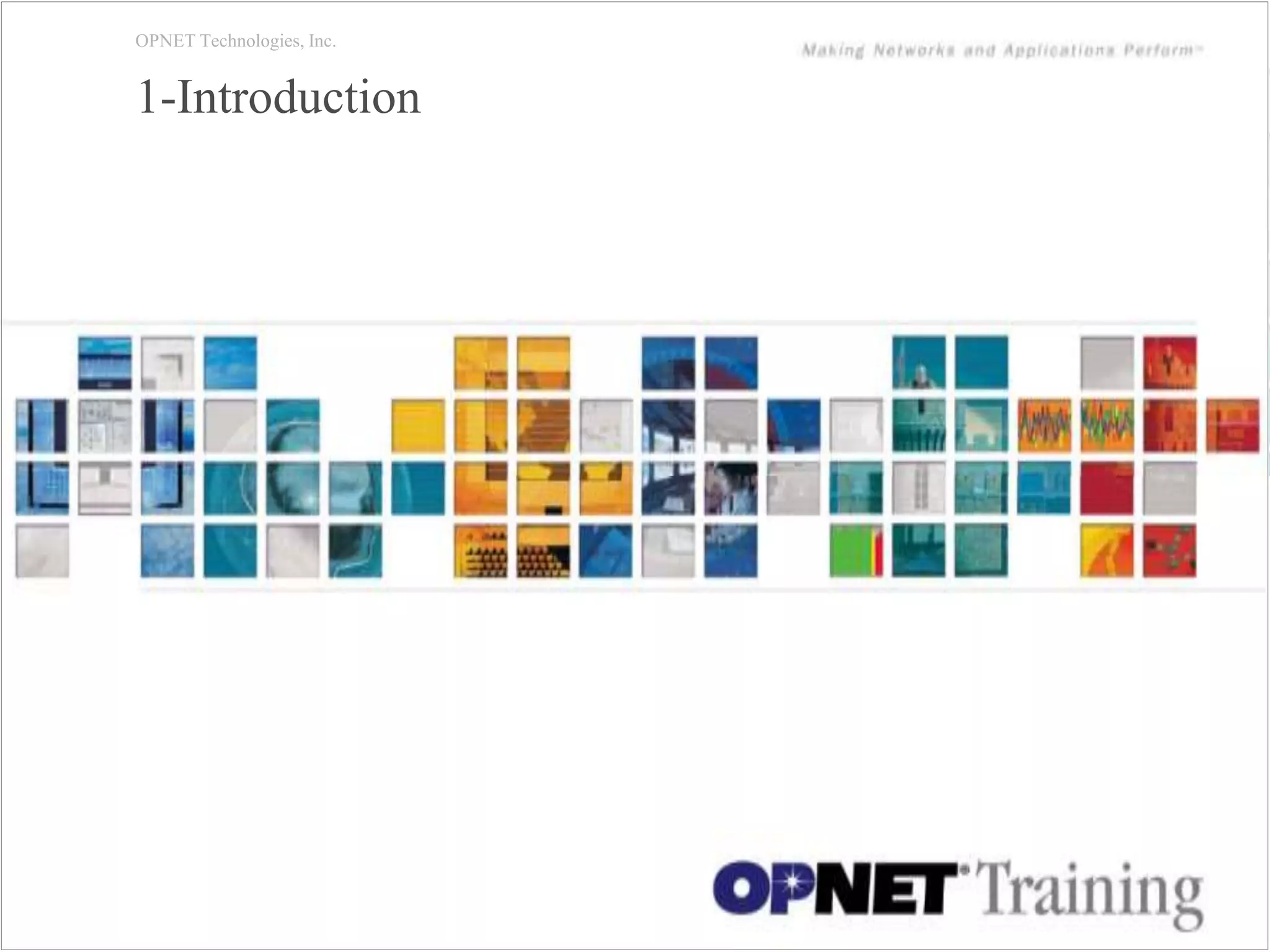 4
OPNET Technologies, Inc.
1-Introduction
 