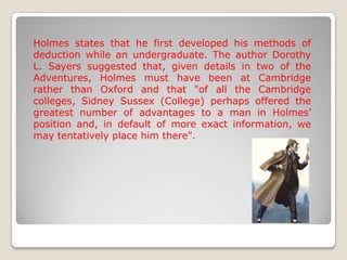 Sherlock holmes! | PPTX