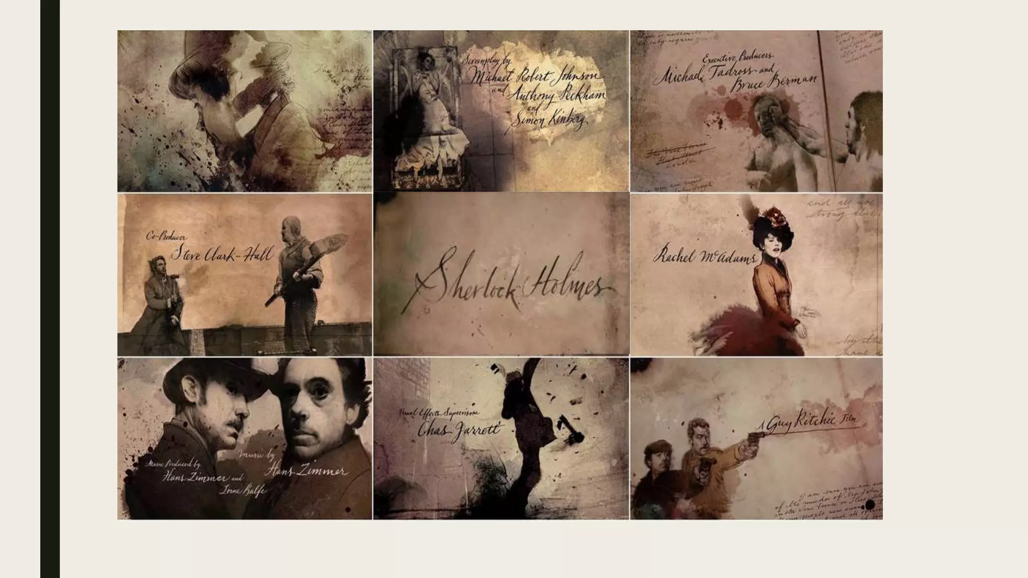 Sherlock holmes Art of the Title