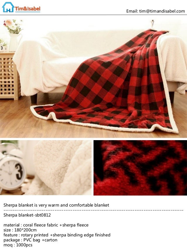Sherpa blanket