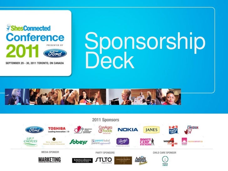 ShesConnected Conference Sponsor Deck Updated September 2011