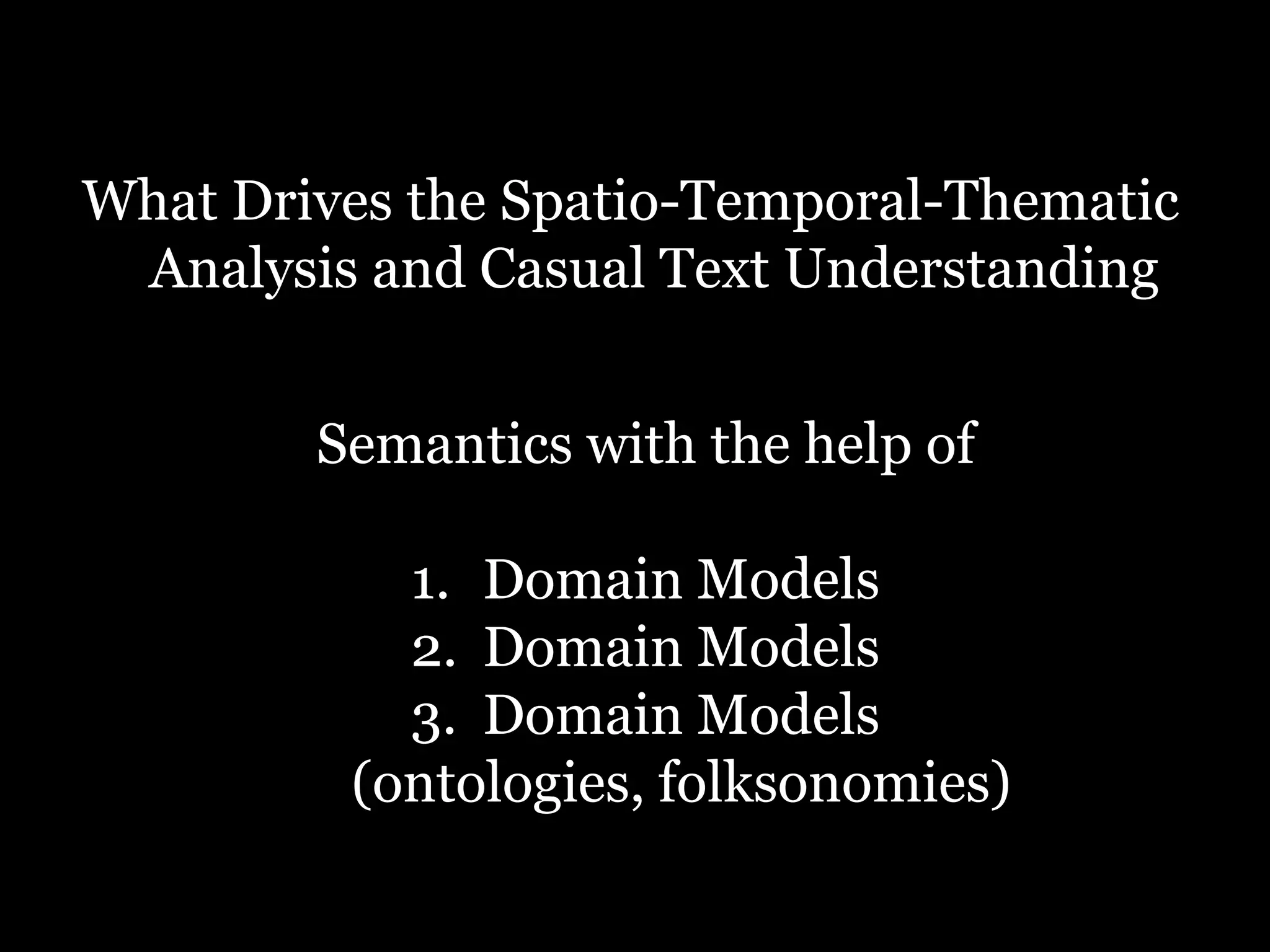 Social Context surrounding contentSocial context in which a message appears is also an added valuable resourcePost 1: “Hareemane Househostages said by eyewitnesses to be Jews. 7 Gunshots heard by reporters at Taj”Follow up postthat is Nariman House, not (Hareemane)