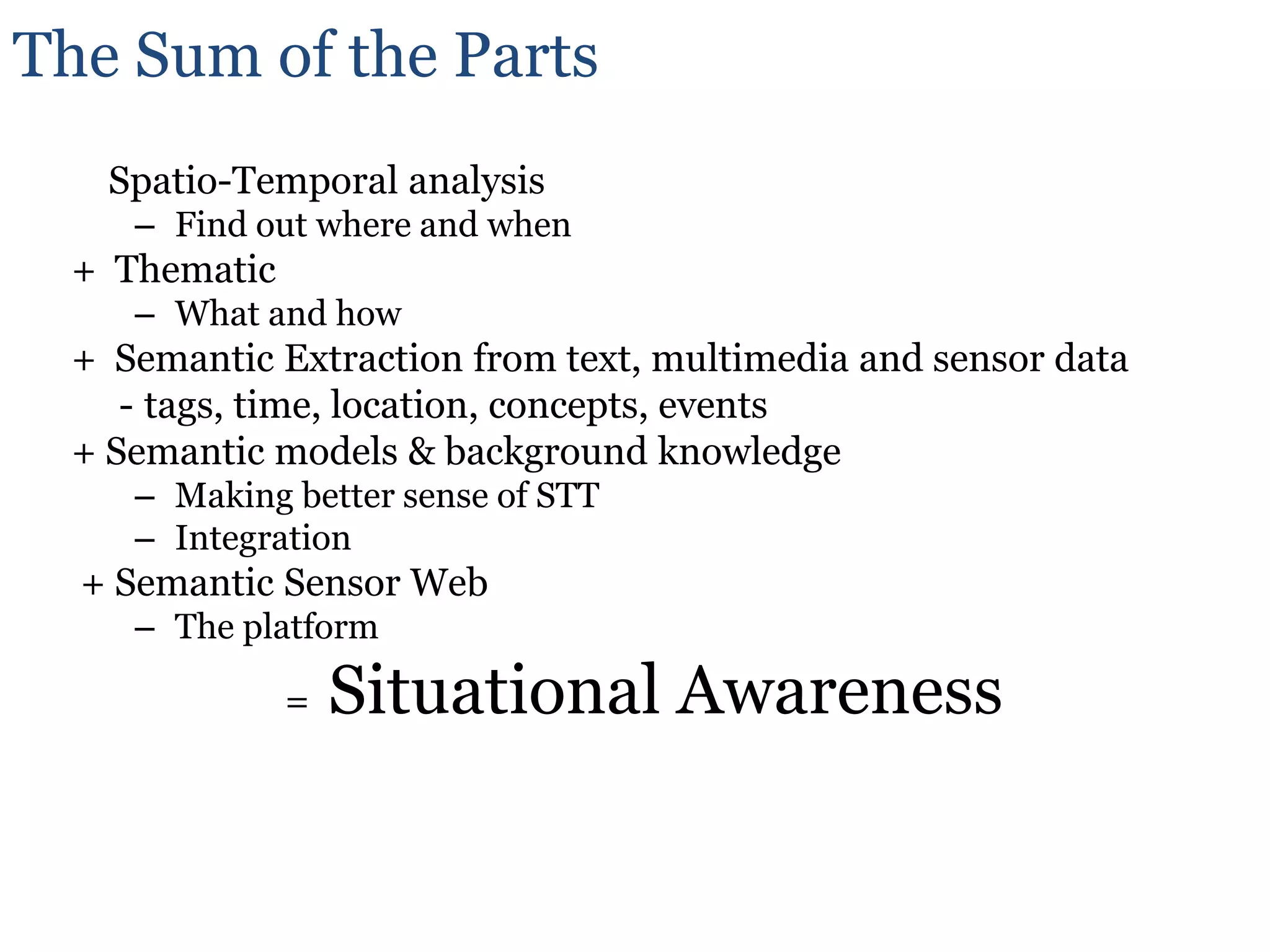 Kno.e.sis’ Semantic Sensor Web47
