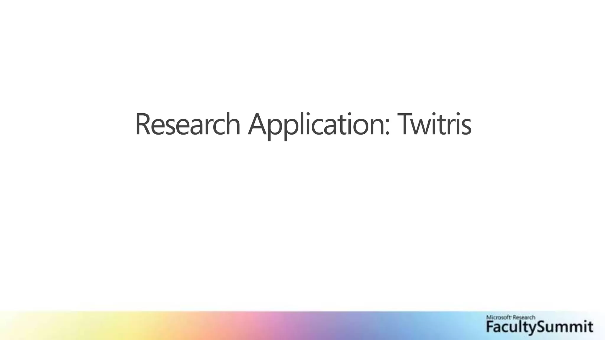 Research Application: Twitris