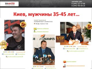 Киев, мужчины 35-45 лет… 