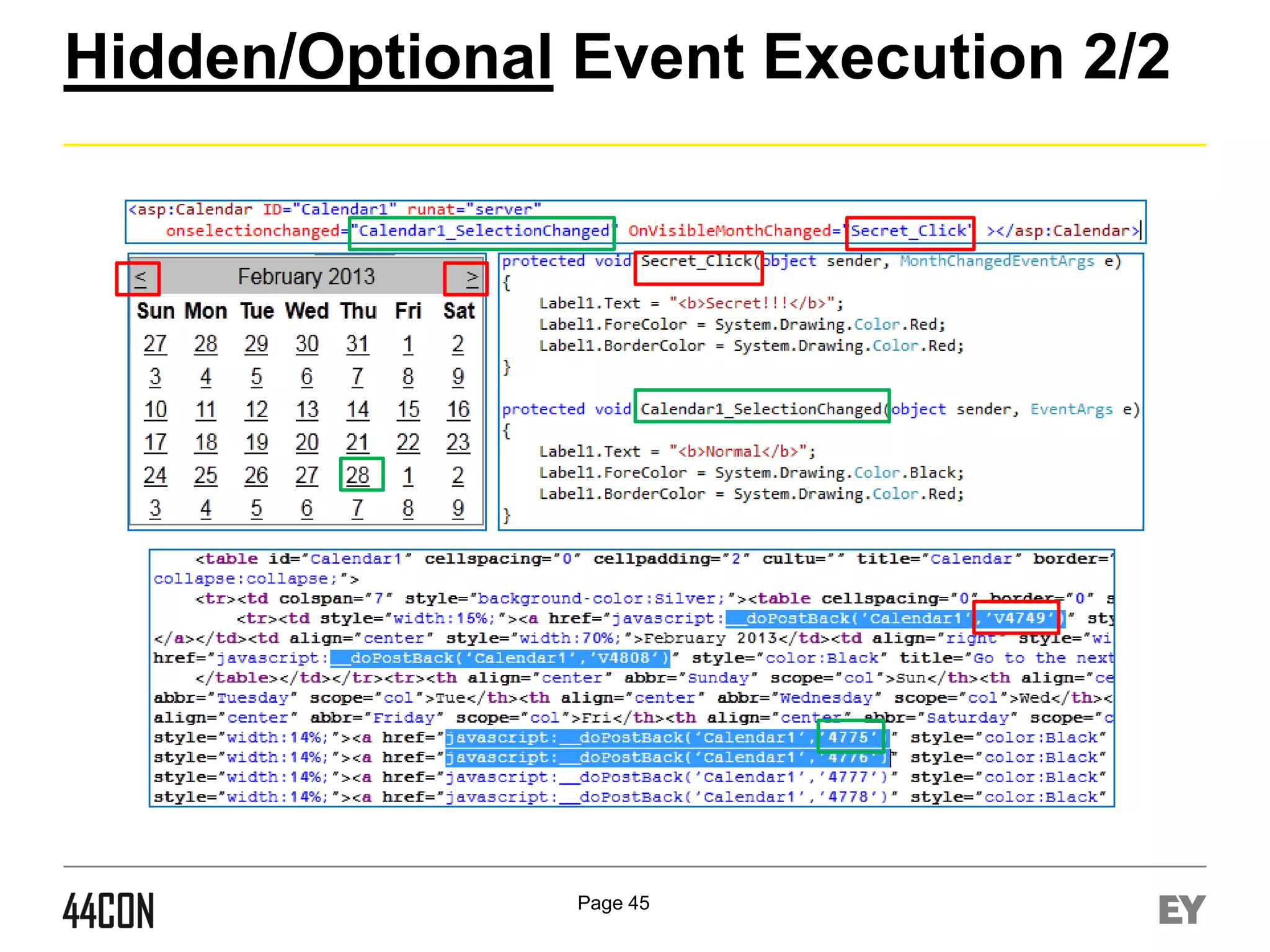 Hidden/Optional Event Execution 2/2

Page 45

 