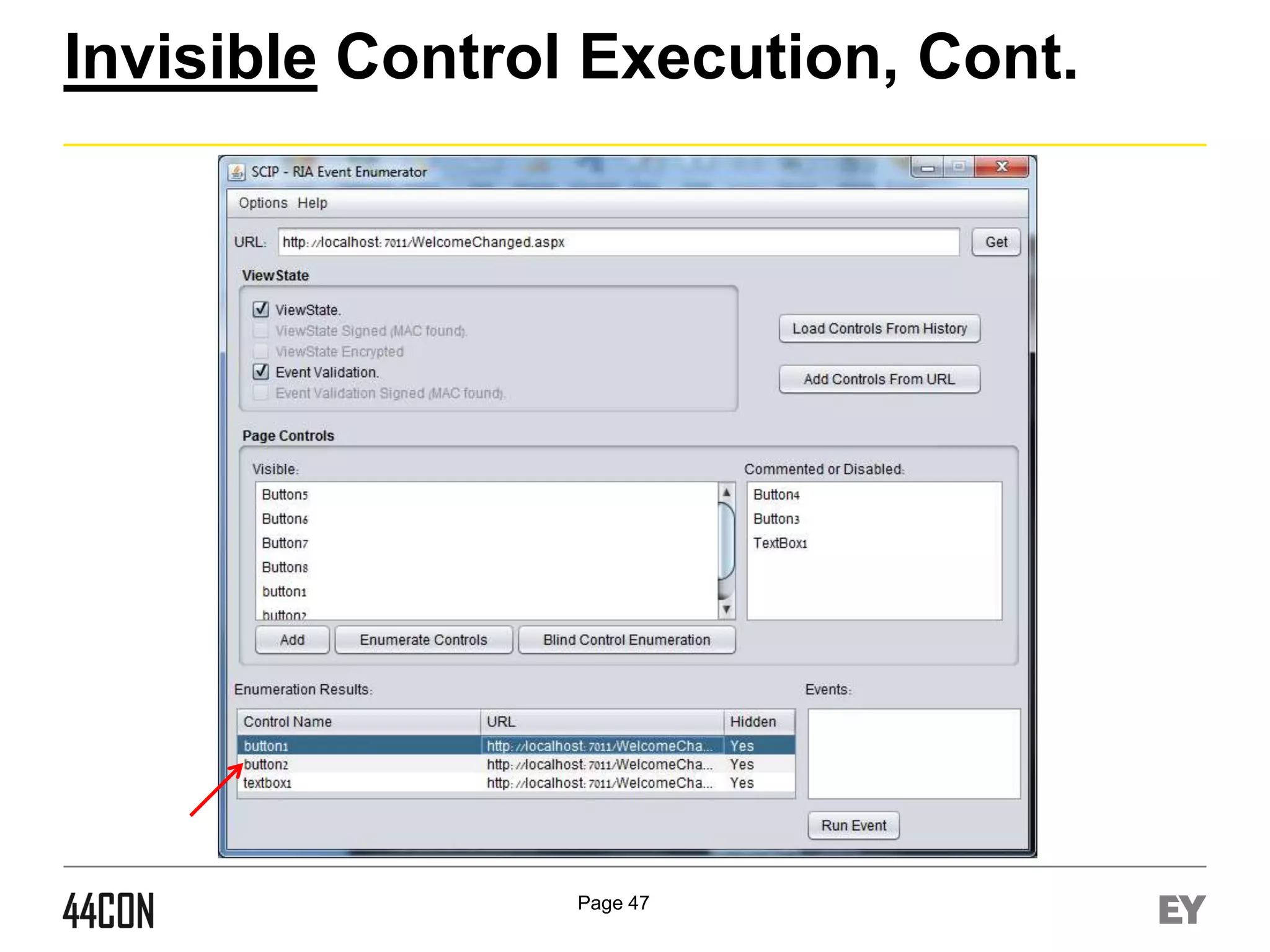 Invisible Control Execution, Cont.

Page 47

 