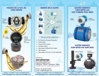 Flow Meters for Oil to Water