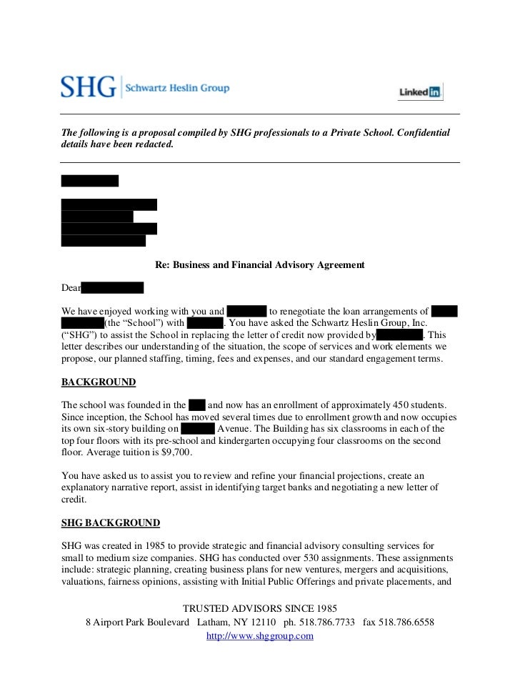 Sample Consultant Proposal Letter from image.slidesharecdn.com