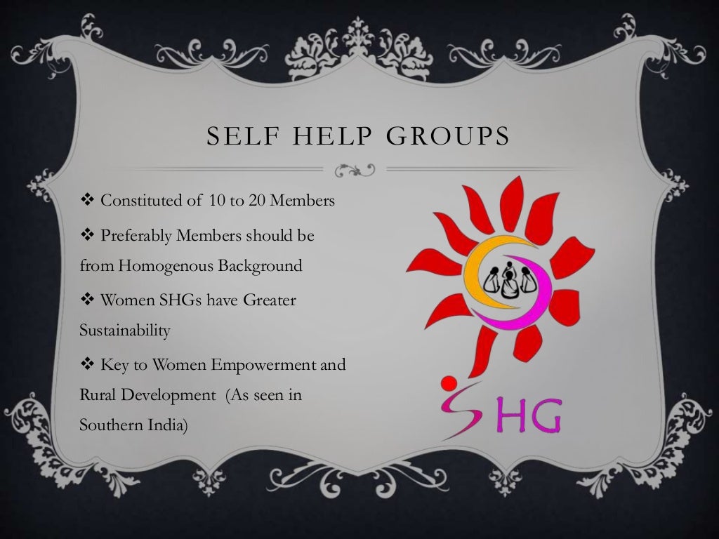 powerpoint presentation on self help group