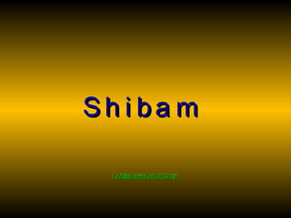 Shibam La Manhattan del desierto 