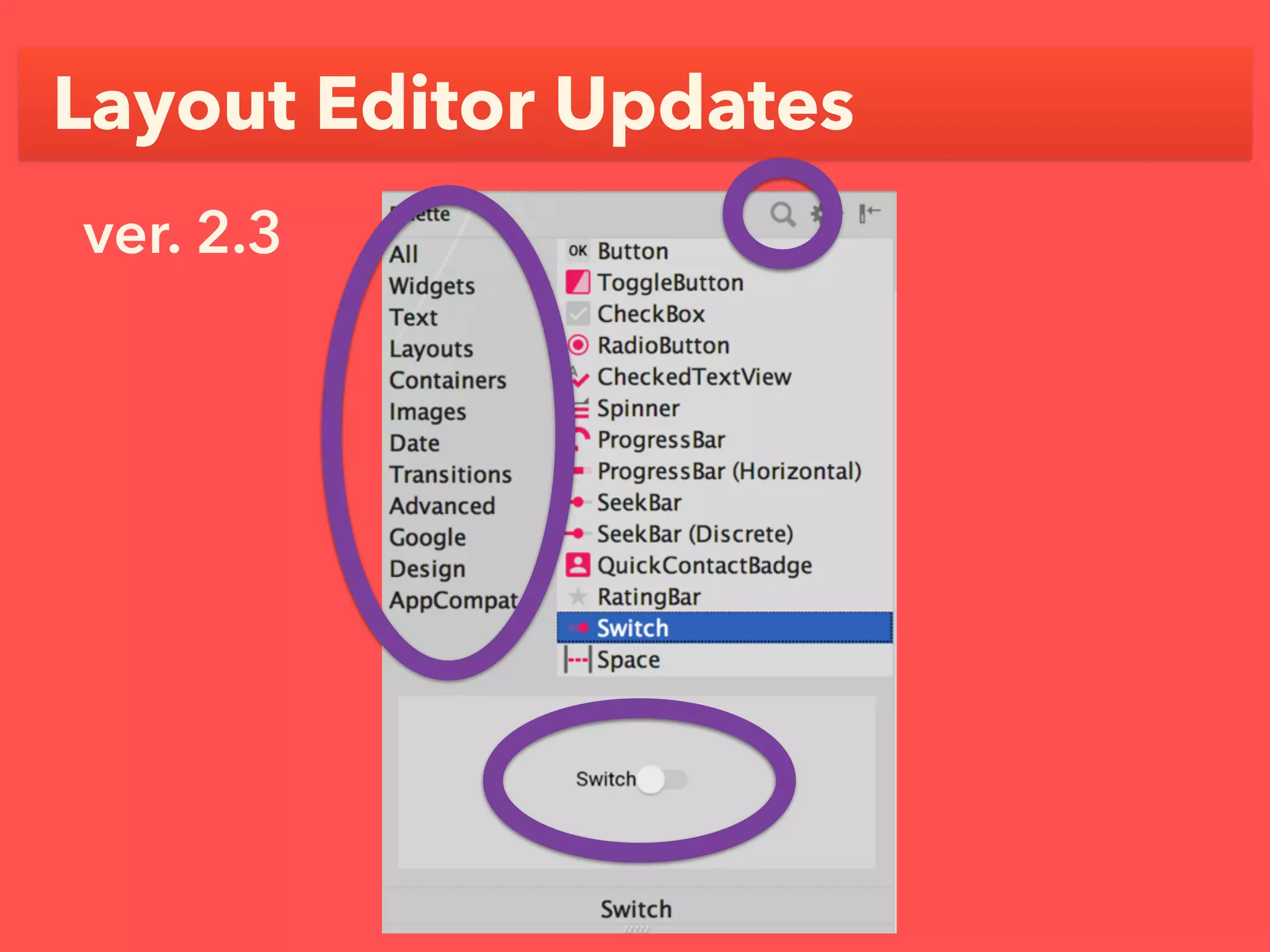 Layout Editor Updates
ver. 2.3
 