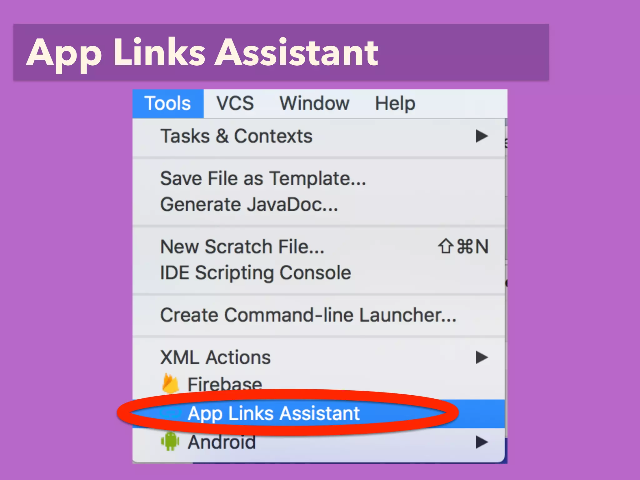 App Links Assistant
 