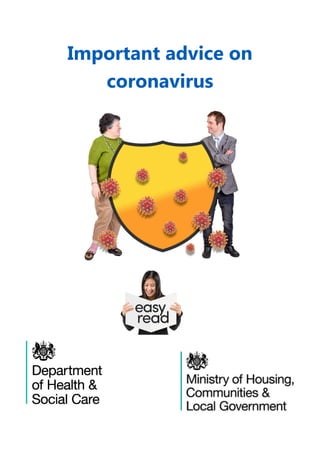 Important advice on
coronavirus
 