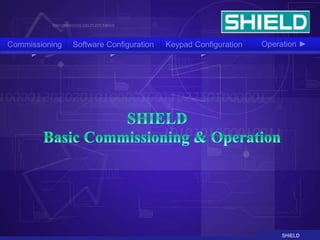 Commissioning
►
Keypad Configuration
►
SHIELD
Software Configuration
►
Operation ►
 