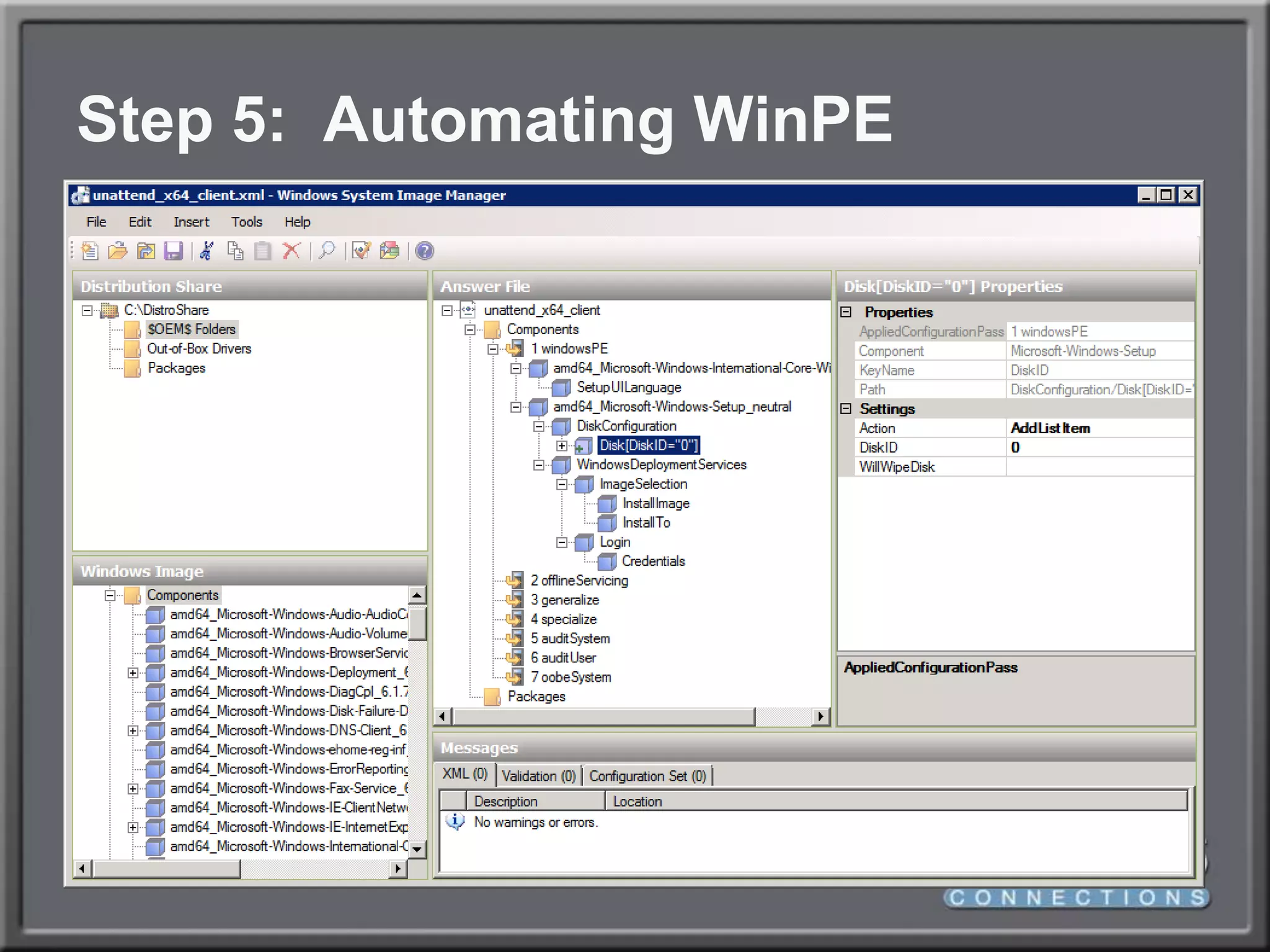 Step 5:  Automating WinPE