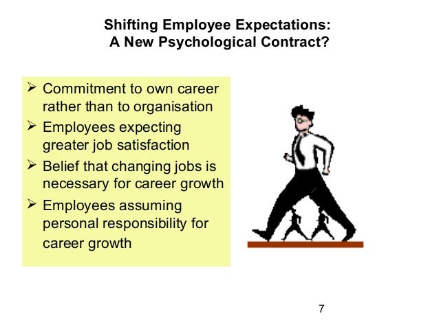employee expectations performance rewards and the new psychological contract employee expectations performance rewards and the new psychological contract