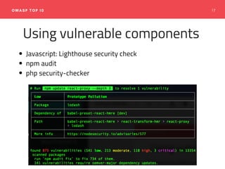 Shields up - improving web application security | PPT